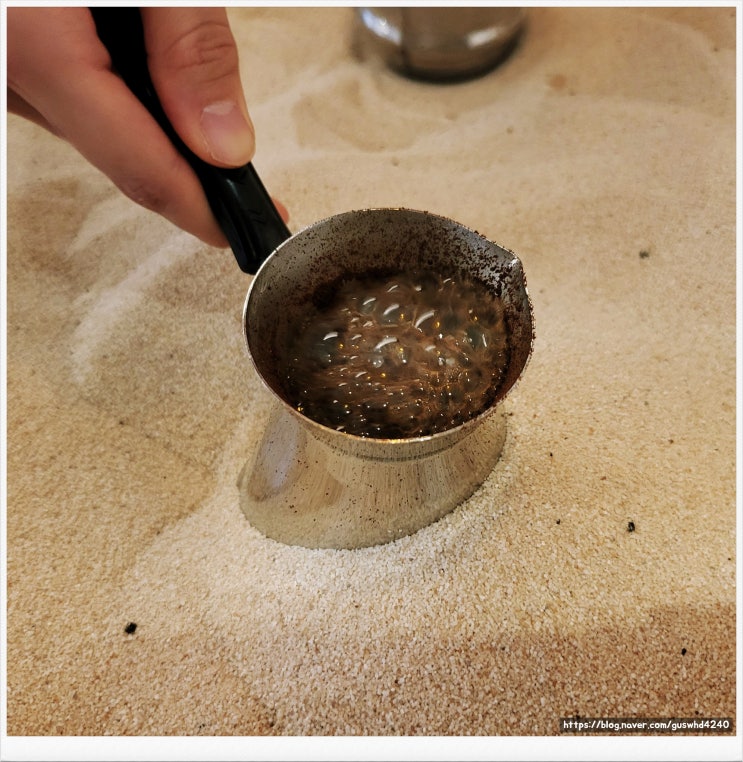 [ 서울숲 ]   뜨거운 모래 + 커피?  " 샌드카베 "