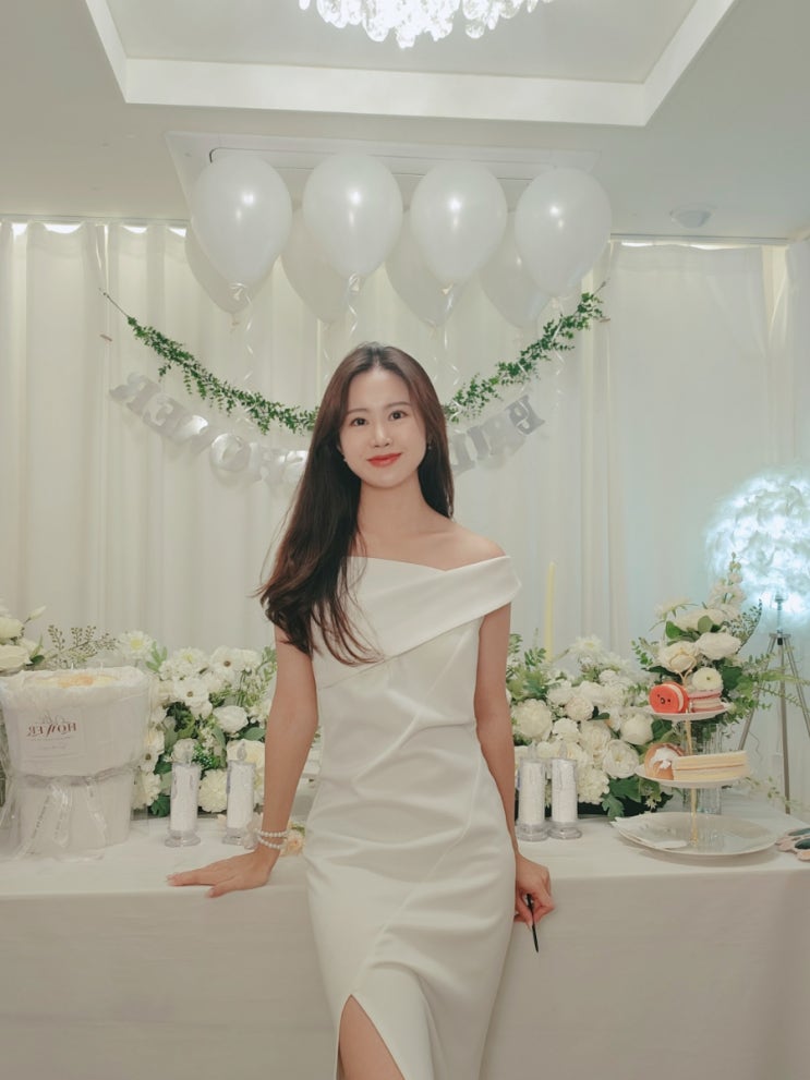  강남역 브라이덜샤워 드레스, 소품 모두 구비된 준비물 필요없는 브샤 파티룸 내돈내산 후기
