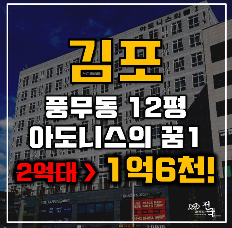 김포경매 풍무동 아도니스의 꿈1 오피스텔 12평 1억대 급매 김포경매 풍무동 아도니스의 꿈1 오피스텔 12평 1억대 급매