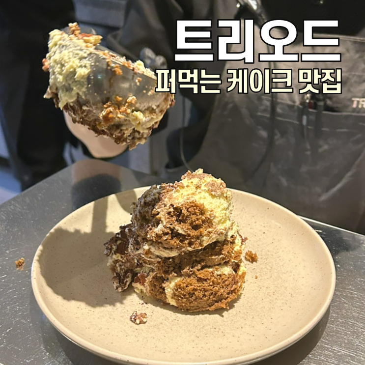  [강남역 카페] 트리오드 / 인스타에서 핫한 퍼먹는 케이크 맛집