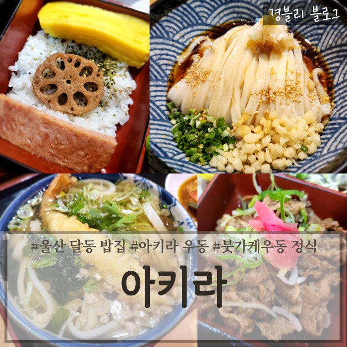  울산 달동 일본정통수타우동 맛집 붓가케우동 후기 '아키라'