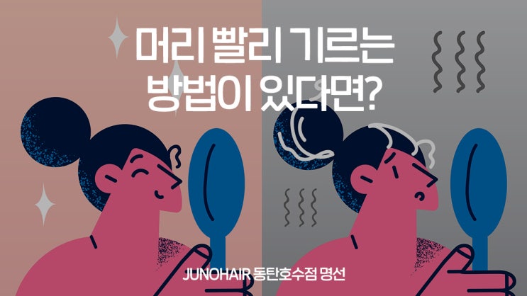  동탄호수공원 미용실이 알려주는 머리 빨리 기르는 방법