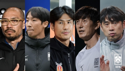 (16일간의 여정)<b>황선홍</b> 임시감독  남자축구<b>대표팀</b> 스태프... 