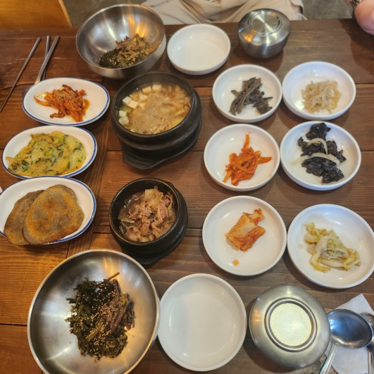  포천 허브아일랜드 인근 산채비빔밥 맛집 뜰, 애견 동반 가능 식당