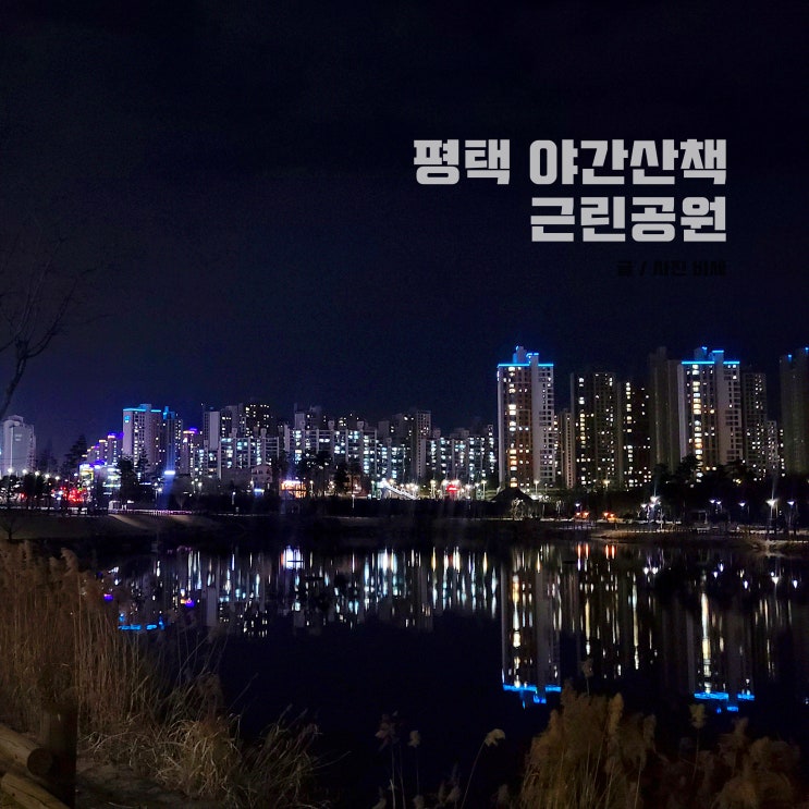  평택 야간산책 덕동산근린공원 모산근린공원 야경
