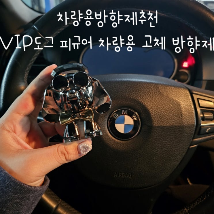  차량용방향제 추천, VIP 도그 피규어 차량용 고체방향제