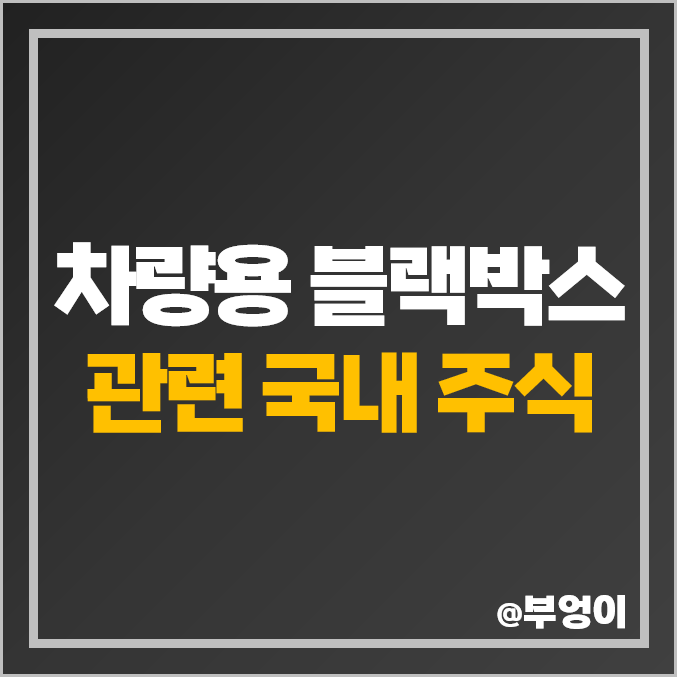 블랙박스 관련주 대장주 엠씨넥스 주식 모바일어플라이언스 주가 현대모비스