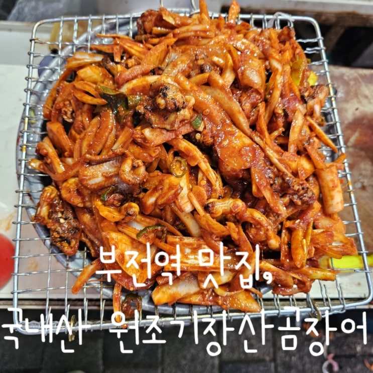  부전역 맛집, 국내산 원조기장산곰장어