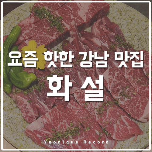  강남역 고기맛집 특별한 날 추천하는 강남식당 화설 다녀왔습니다.