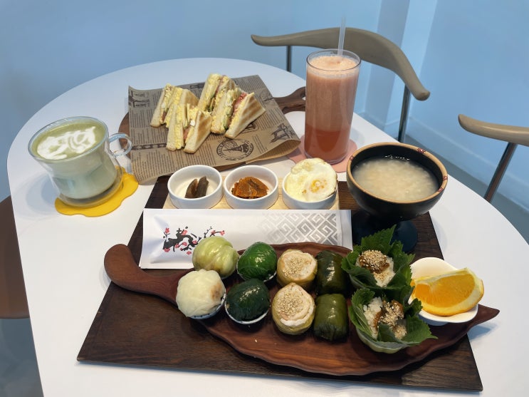 세종 디그린 공주 대전 근교 대형 브런치카페에서 쌈밥과 샌드위치 먹었어요~ 내돈내산 솔직 후기!