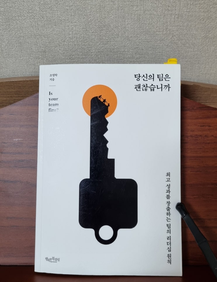  당신의 팀은 괜찮습니까(조영탁)_팀장급 이상 리더라면 꼭 읽어야 할 책