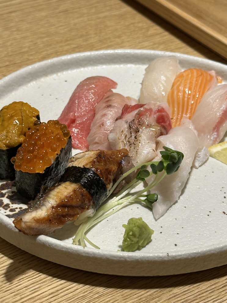 죽전 초밥 스시마고 죽전 신세계백화점 맛집 (프리미엄 초밥 세트 후기)