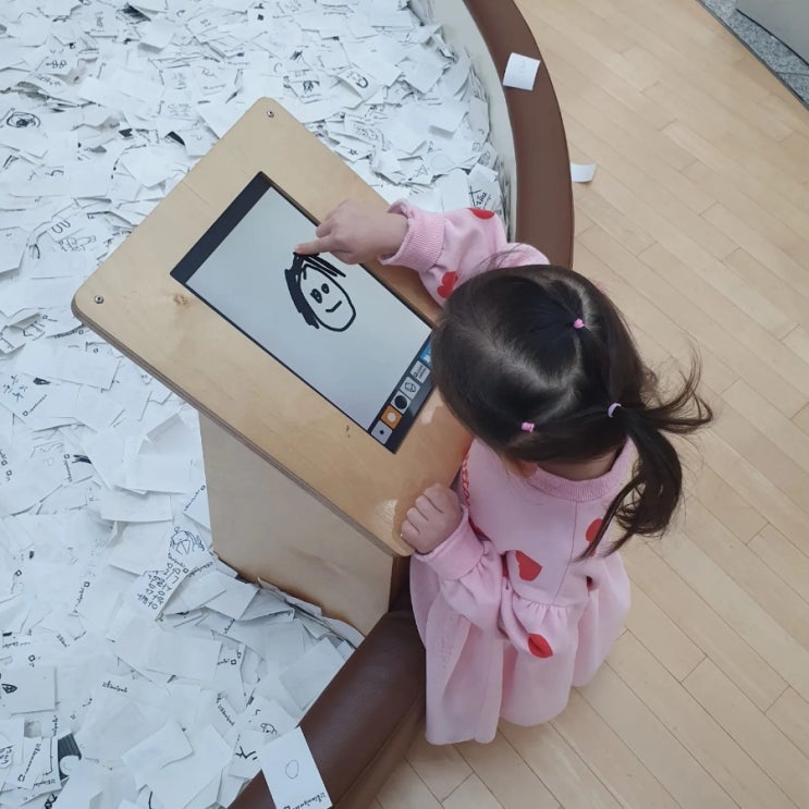  둘째 40개월 그림 그리기