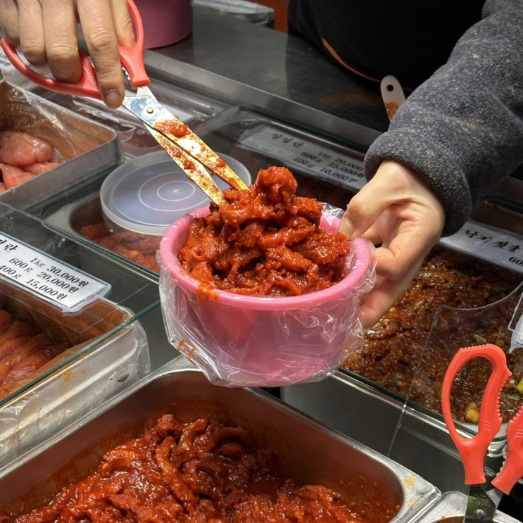  [속초 중앙시장 젓갈 맛집, 황부자젓갈] 줄 서서 산 창난젓 맛씨앗 후기