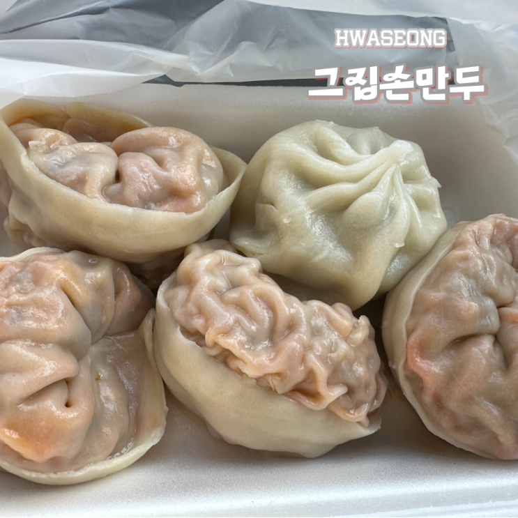  화성 봉담 손만두 맛집 그집손만두 육즙만두