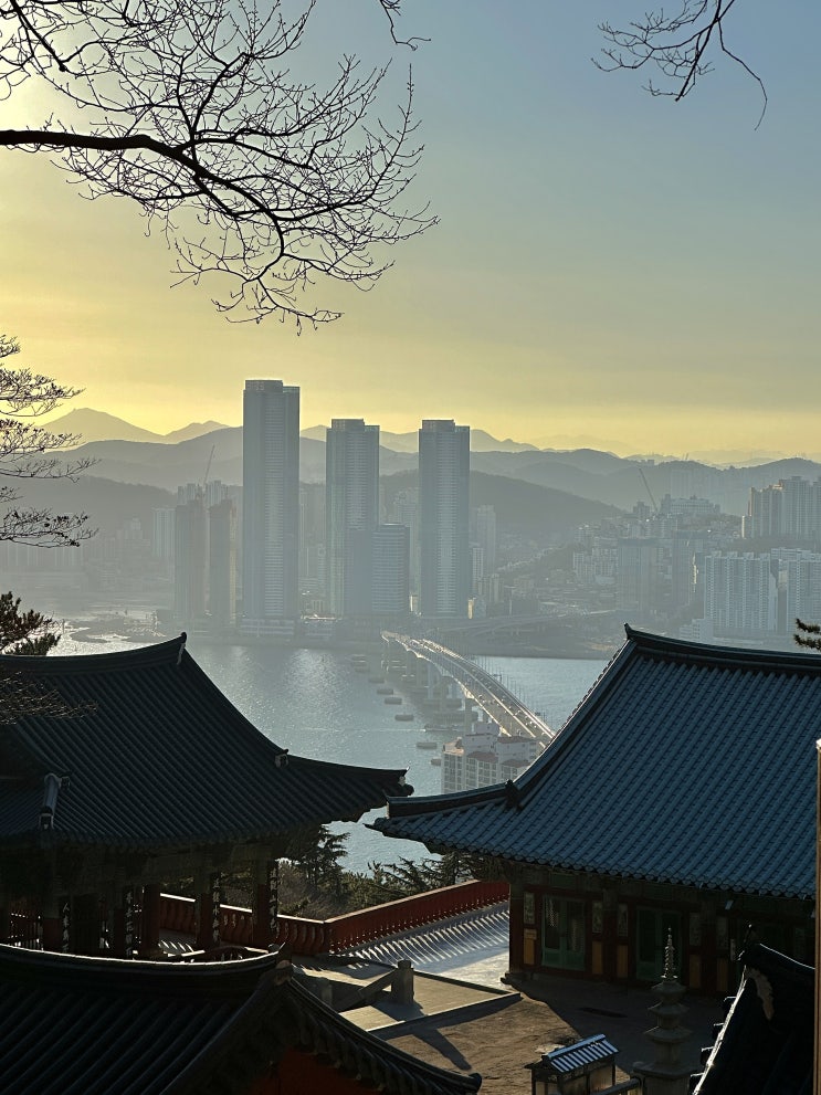 부산 영도 가볼 만한 곳 복천사 일몰 감상하기
