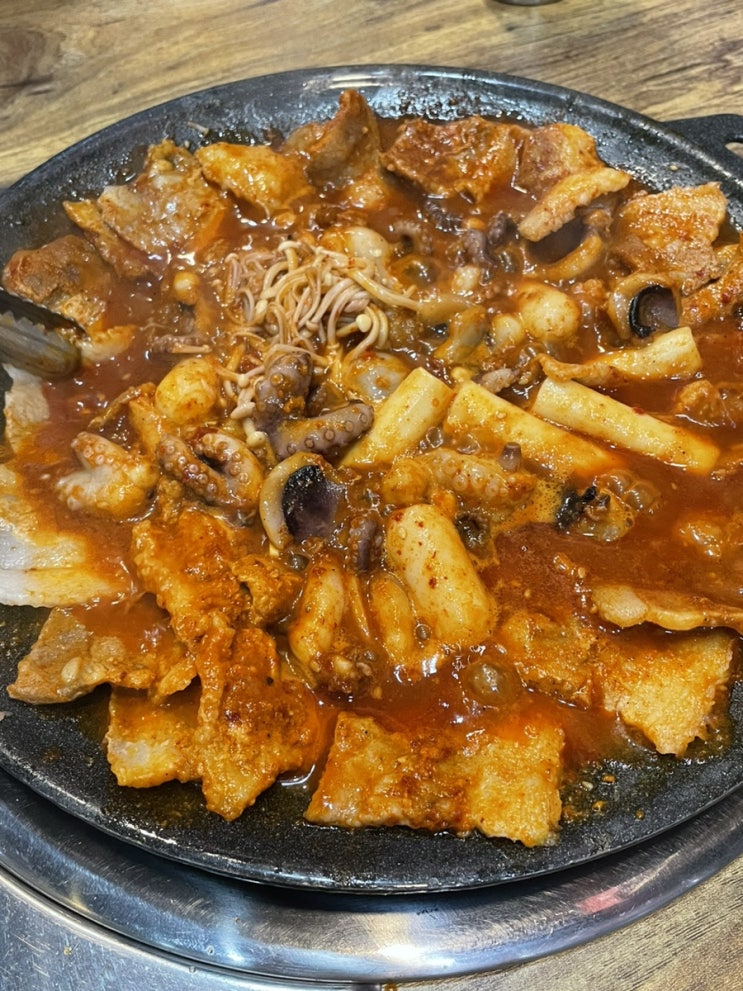  문산 맛집 신화쭈꾸미 쭈꾸미삼겹살 짱맛!