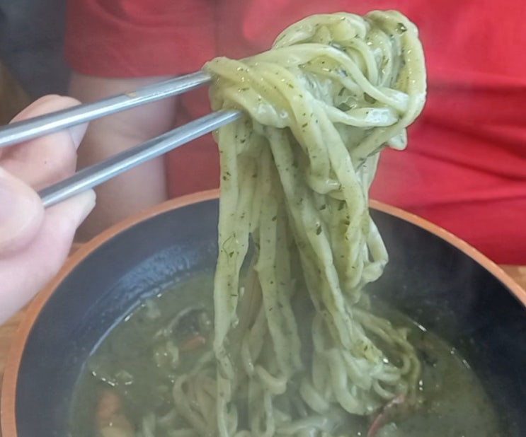 노형동 숙성 생면, 매일 신선한 겉절이 제주 공항근처 맛집 장원손칼국수