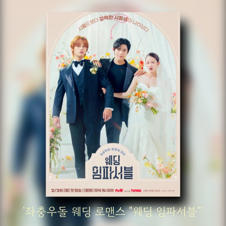 TvN 웨딩 <b>임파서블</b> 1화 2화... 웹툰 원작 몇 부작 <b>전종서 문상민</b>