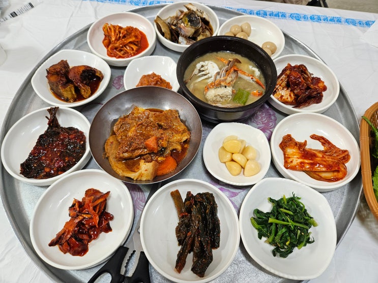 여수 현지인 맛집 게장 백반 로타리식당 웨이팅
