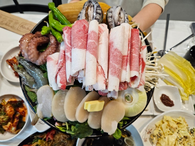  여수 해물삼합 여수이야기 삼합 현지인 맛집
