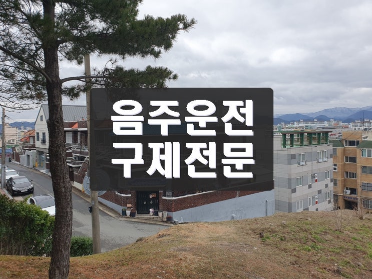  양주 음주운전 행정사 면허구제 많은 경험은 통해