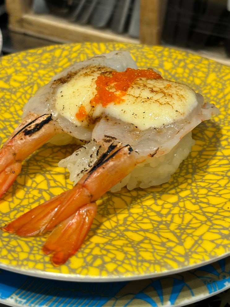  [스시애] 잠실새내 가성비 좋은 1,800원 회전초밥(스시) 새우 맛집