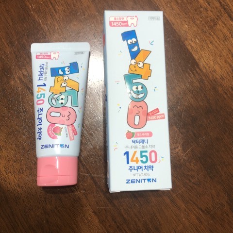  어린이 고불소 치약_닥터제니 1450 주니어치약