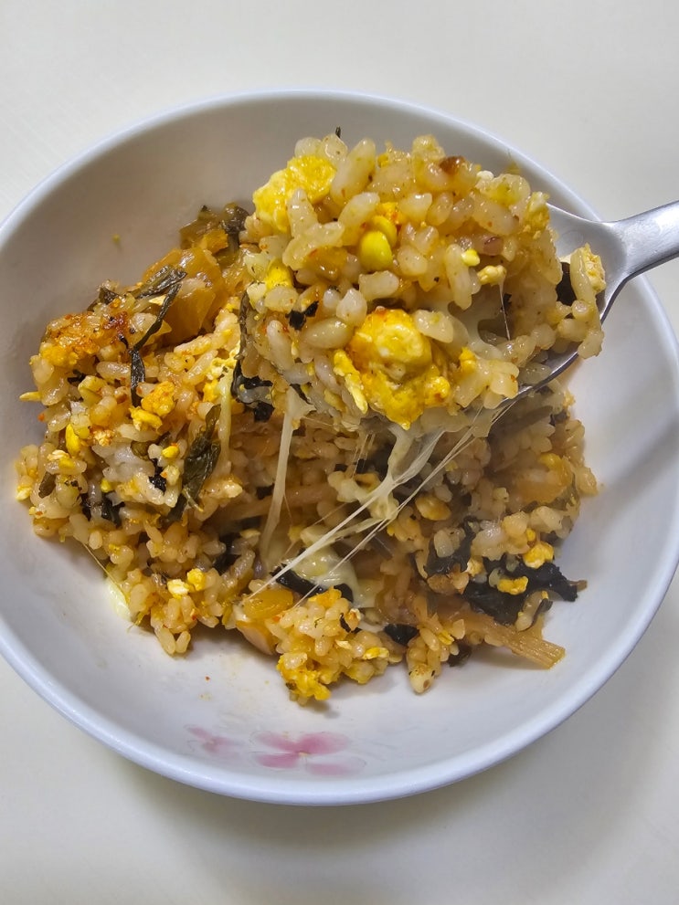  치즈 나물 김치볶음밥 아이들 편식 고치기