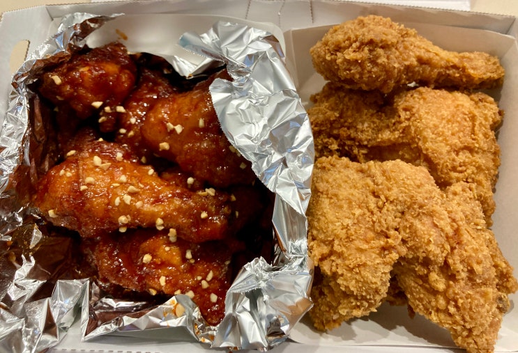 비비큐 황올반 BBQ양념반 후기 황금올리브치킨 양념치킨 칼로리 당류 비비큐 황올반 BBQ양념반 후기 황금올리브치킨 양념치킨 칼로리 당류