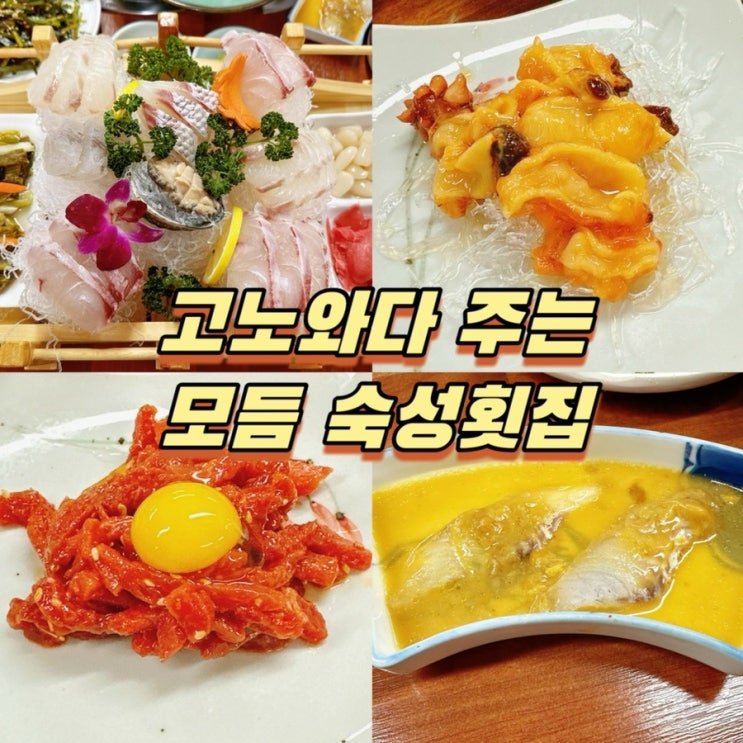  인계동 맛집 바다예찬! 숙성회는 여기가 최고