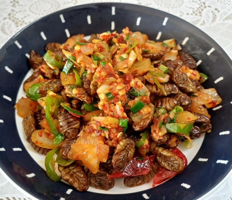 번데기볶음 만들기 초간단 번데기 캔 통조림요리 술안주 레시피 양념 재료