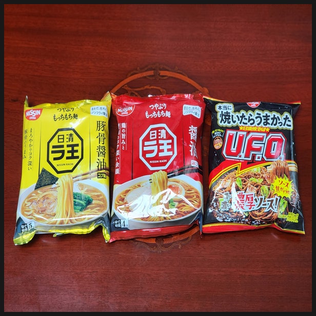  일본 봉지 라멘 3종 닛신 라오 라멘, UFO 후기