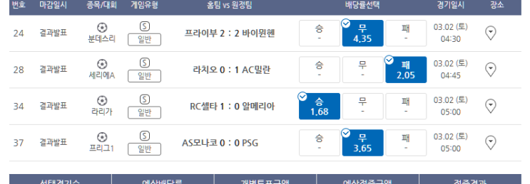 프로토 3.1절 4경기 고배당 적중 프로토 3.1절 4경기 고배당 적중