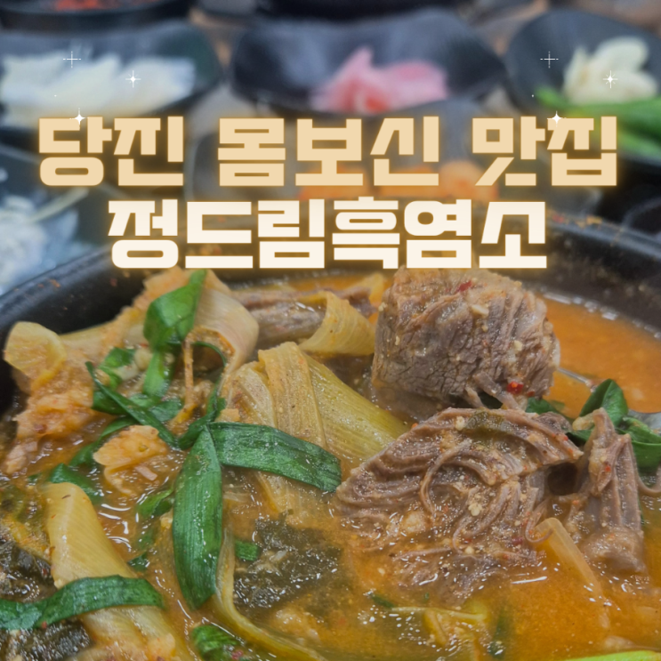  당진 시곡동 몸보신으로 좋은 흑염소탕 맛집 추천 - "정드림흑염소"