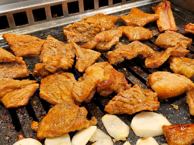 논산 시내 맛집 돼지갈비 태능초가집갈비