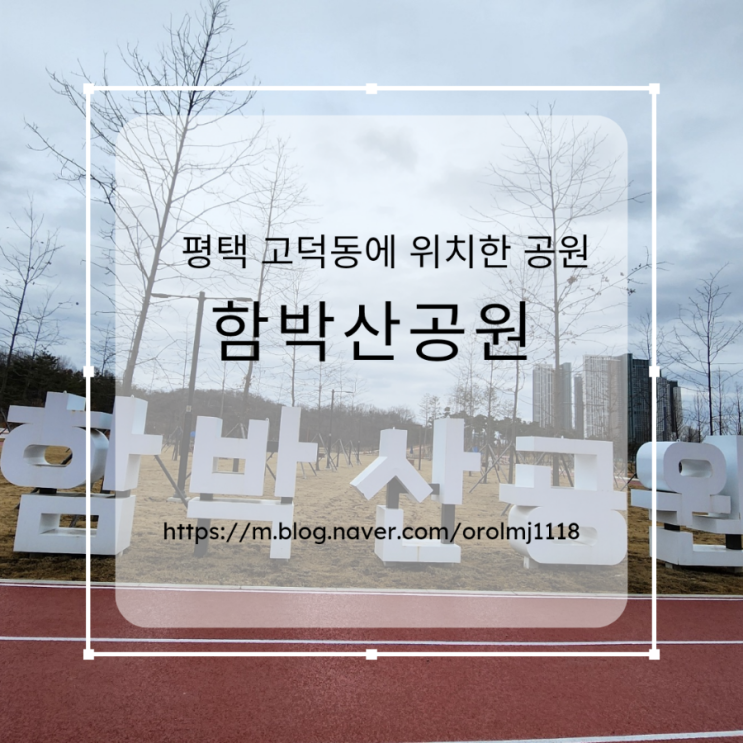  평택 고덕 함박산중앙공원 아이와 함께 가기 좋은곳!
