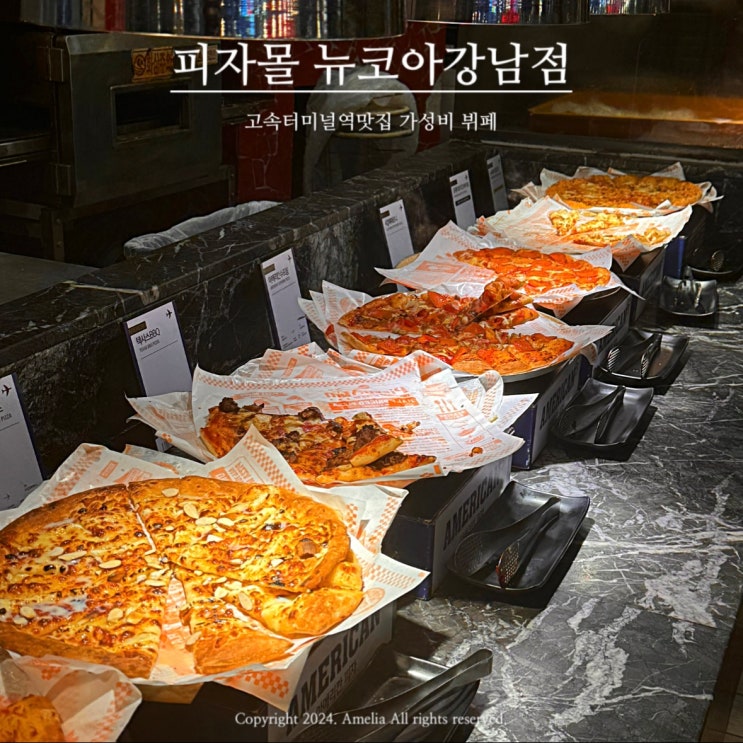  고속터미널역맛집 피자몰 뉴코아강남점 가성비 뷔페 I 주말런치 후기