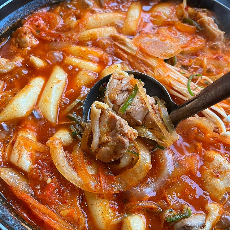  노원역 닭볶음탕 맛집 술집 깔끔하고 부드러운 닭고기 도리연