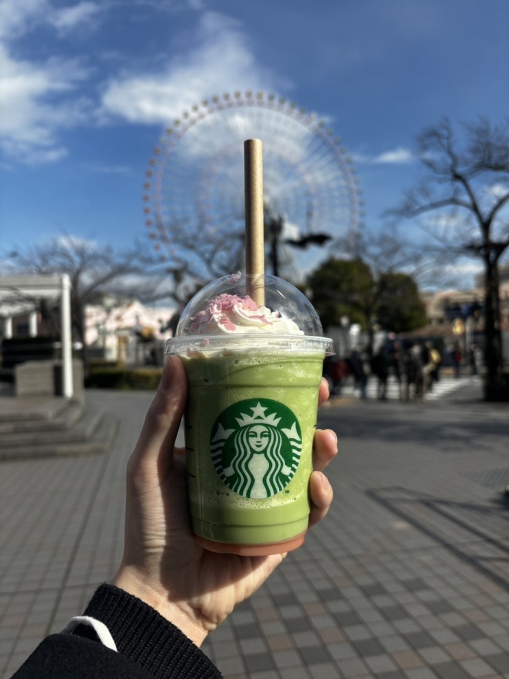  하나미 말차크림 프라푸치노 花見抹茶 クリーム フラペチーノ (3월 일본 스타벅스 한정메뉴)