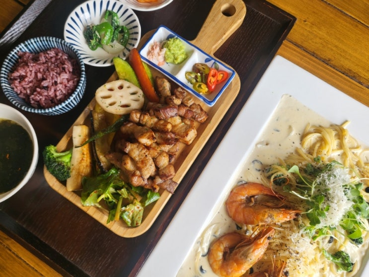  강화 애견동반식당 조양방직근처 농가의식탁 룸 예약