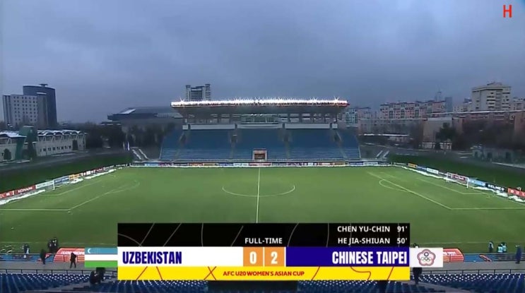 AFC U-20 여자 아시안컵 A조 1차전 우즈벡 vs 대만