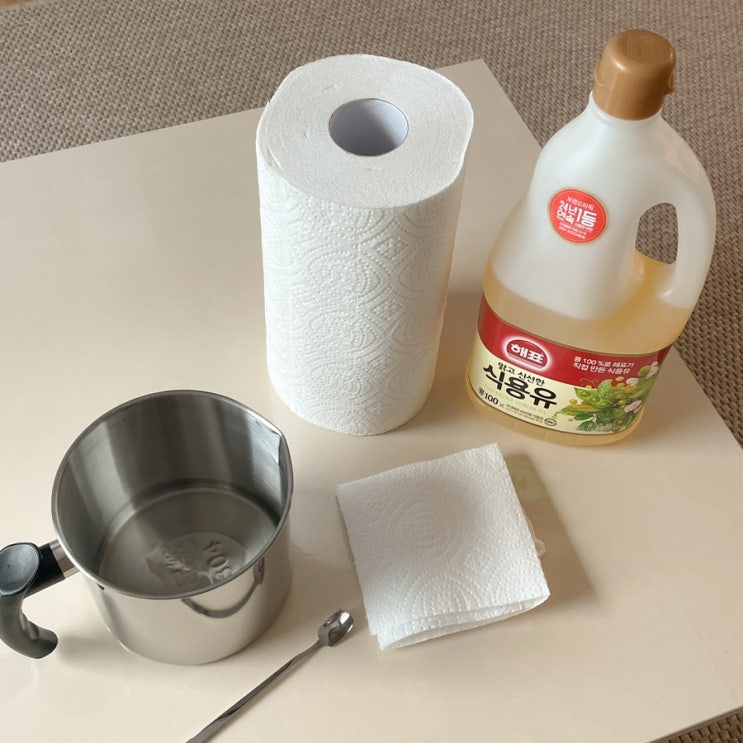  스텐 연마제 제거 초간단 방법과 필요성