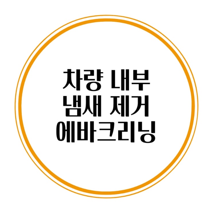  차량 내부 냄새제거 에쿠스 에바크리닝