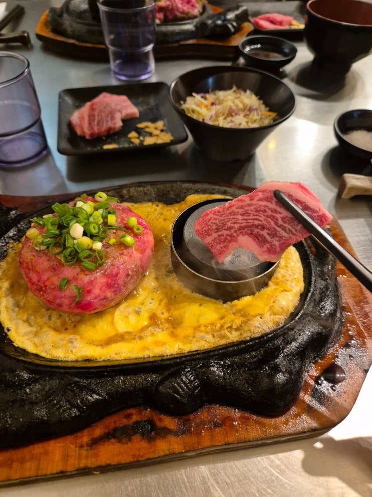  일본 후쿠오카 텐진역 맛집 키와미야 함바그 토요일 점심 웨이팅 후기(가격/메뉴)