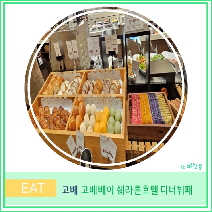  일본 오사카 근교 여행 고베 베이 쉐라톤 호텔 타워 가성비 디너 뷔페 가든 카페 후기
