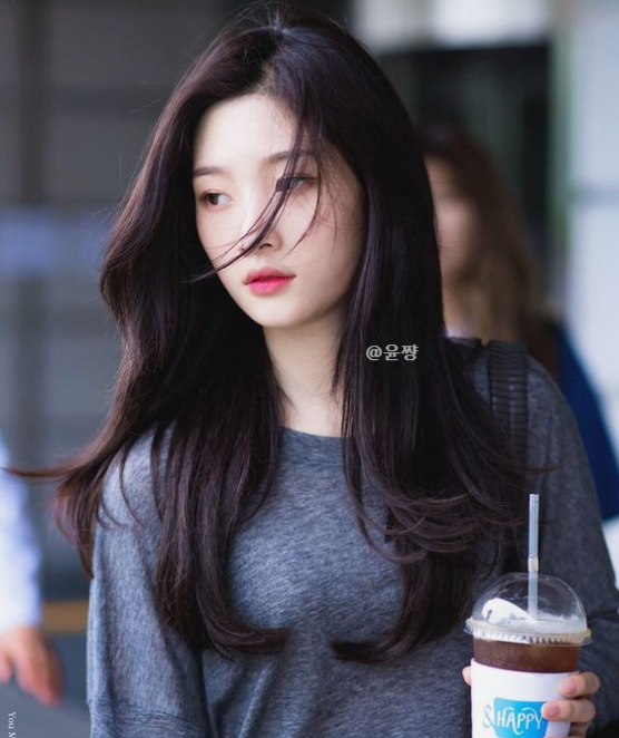  긴머리 레이어드컷 앞머리 사이드뱅 옆머리 스타일링