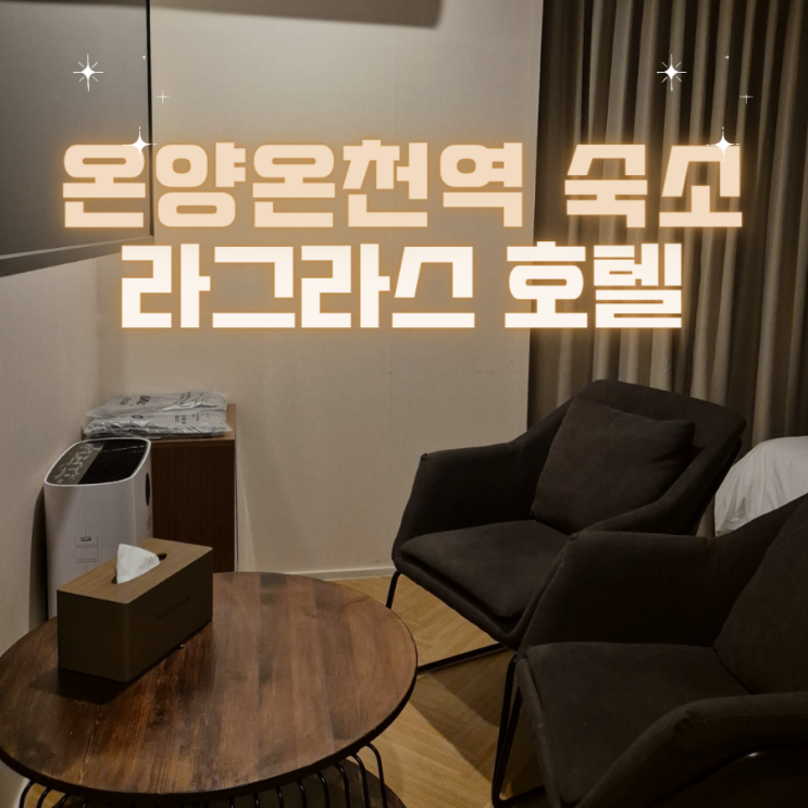  온양온천역 근처 숙소 추천 - "라그라스호텔 아산점"