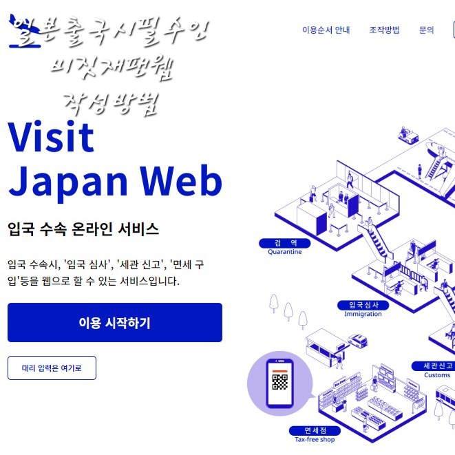  비지트재팬웹비짓재팬일본여행필수준비규슈여행재방문작성예시Visit Japan Web