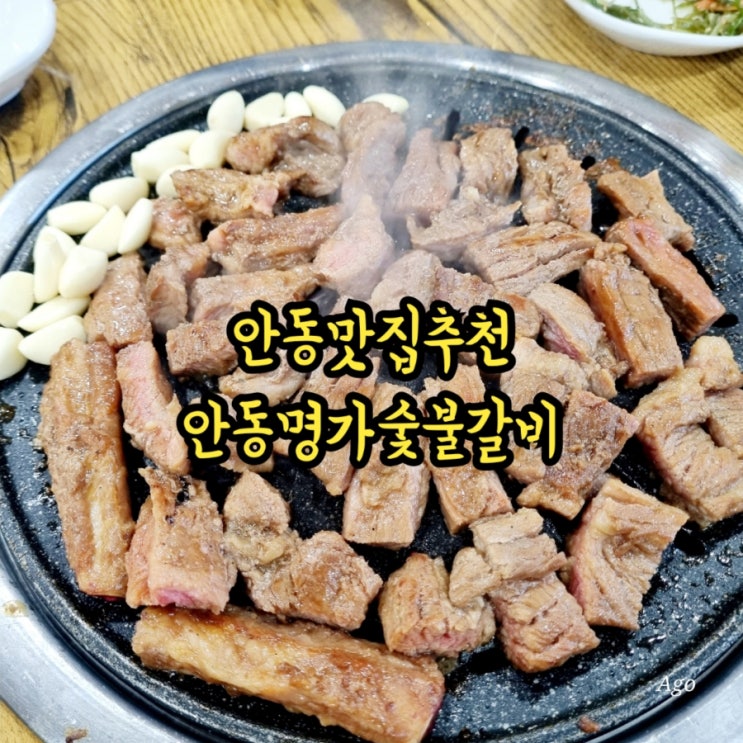  안동맛집추천 안동명가숯불갈비 feat 안동갈비맛집